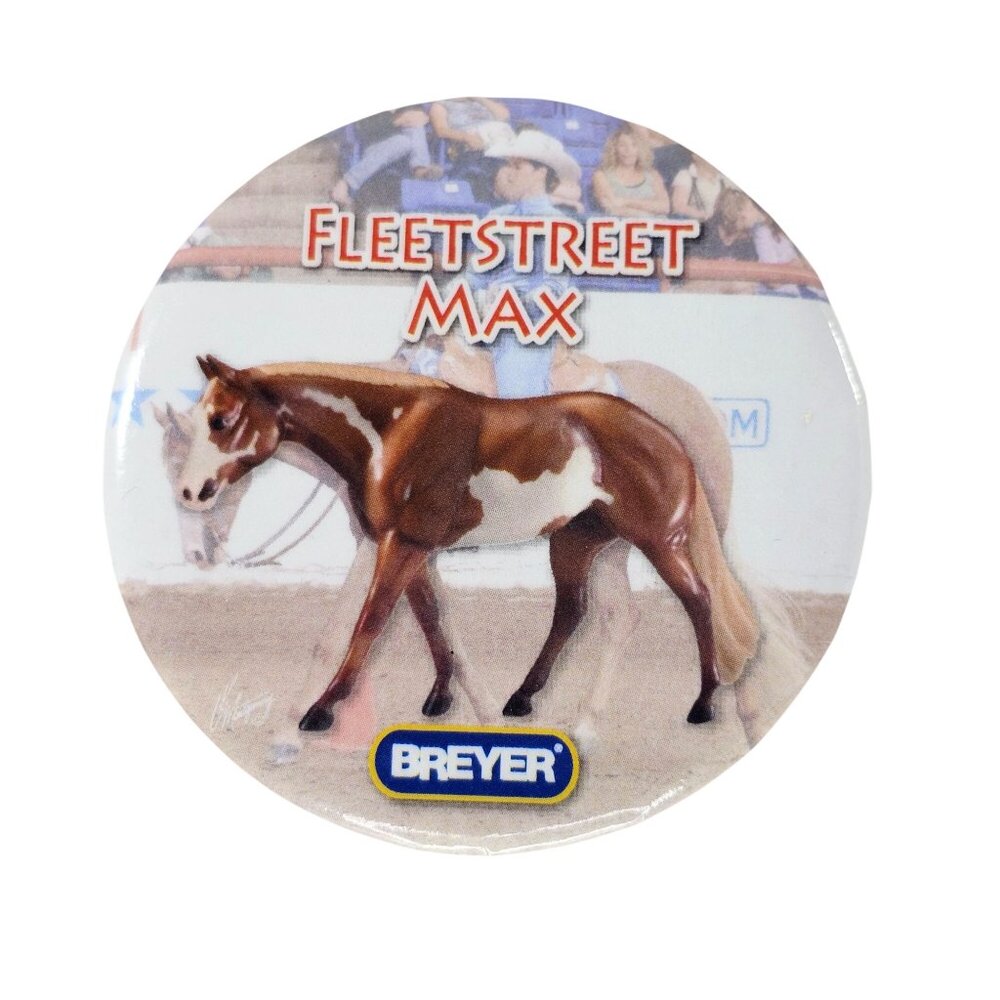 Breyer Horse Fleetstreet Max Button Pin